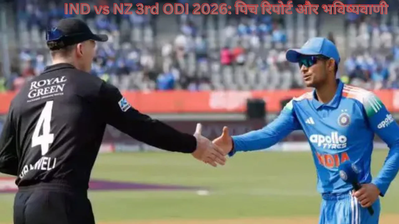 IND vs NZ 3rd ODI 2026: पिच रिपोर्ट और भविष्यवाणी